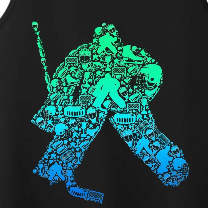 Ice Hockey Goalie Hockey Player Performance Tank