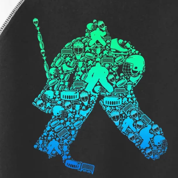 Ice Hockey Goalie Hockey Player Toddler Fine Jersey T-Shirt