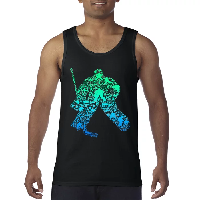 Ice Hockey Goalie Hockey Player Tank Top