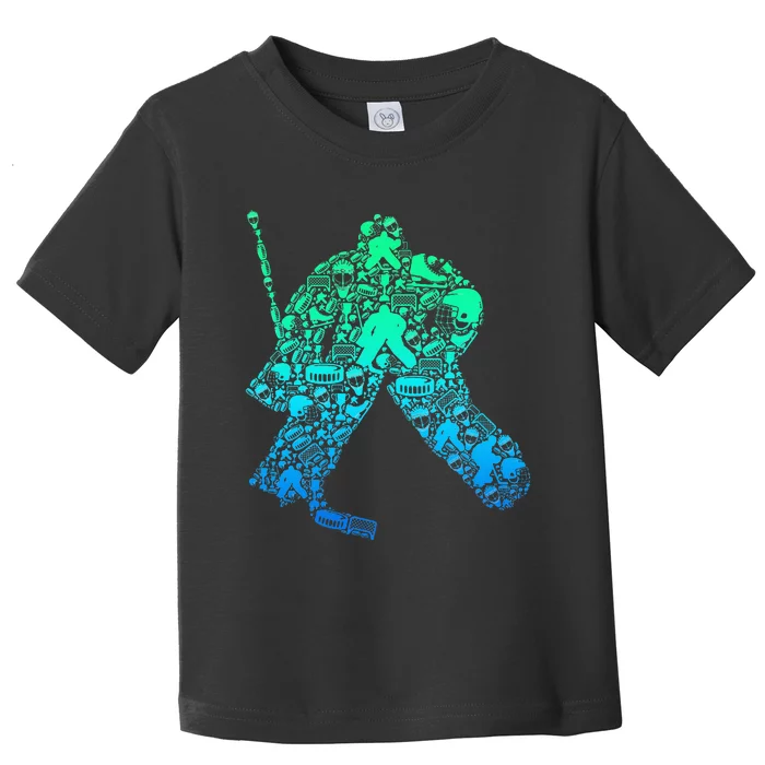 Ice Hockey Goalie Hockey Player Toddler T-Shirt