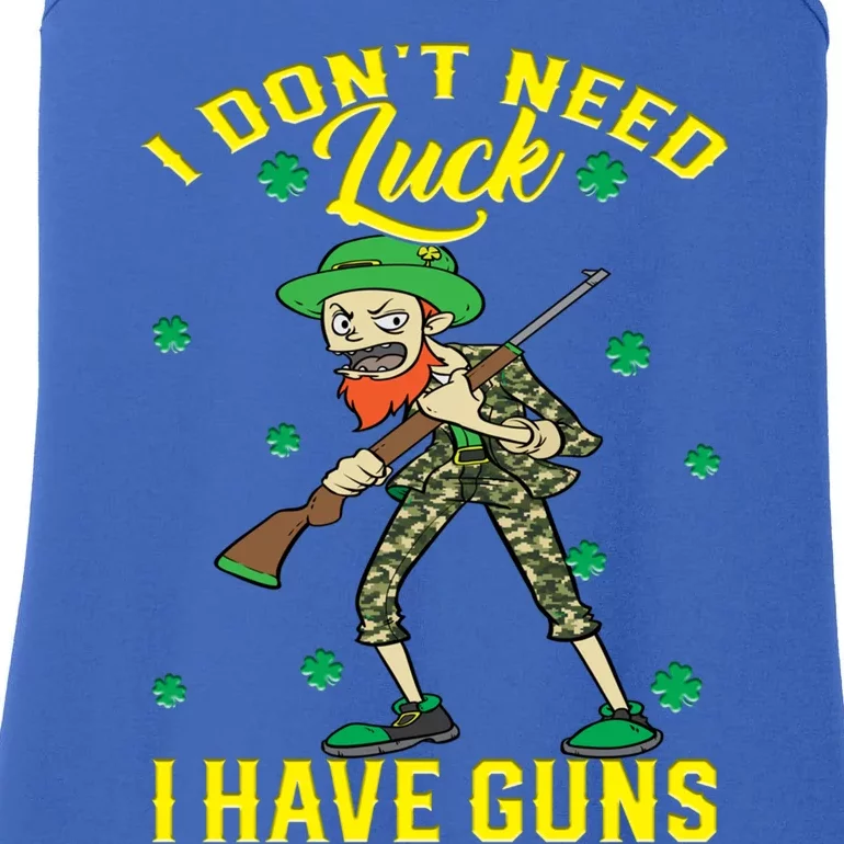 I Have Guns Happy St Hatrick's Day Hunting Gift Ladies Essential Tank