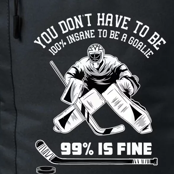 Ice Hockey Goalkeeper Goaltender - Ice Hockey Goalie Daily Commute Backpack