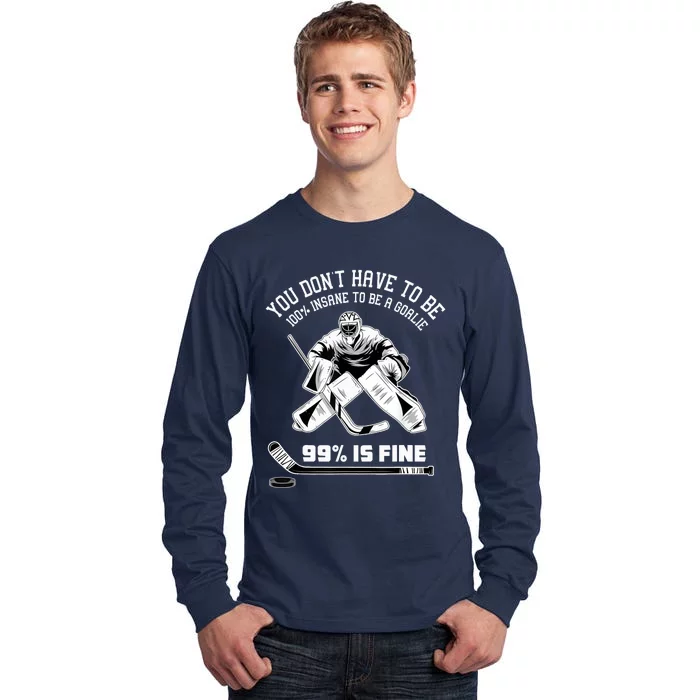 Ice Hockey Goalkeeper Goaltender - Ice Hockey Goalie Tall Long Sleeve T-Shirt