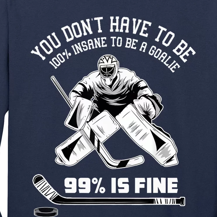 Ice Hockey Goalkeeper Goaltender - Ice Hockey Goalie Tall Long Sleeve T-Shirt