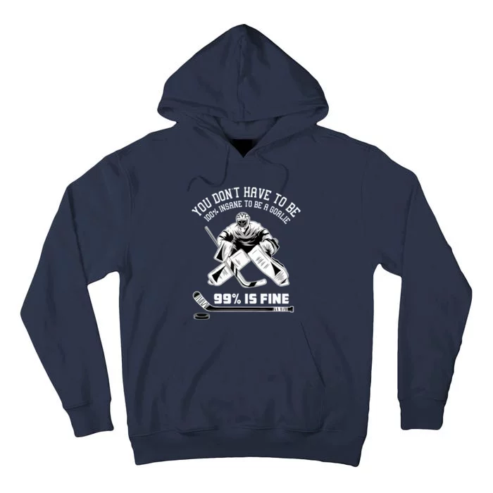 Ice Hockey Goalkeeper Goaltender - Ice Hockey Goalie Tall Hoodie