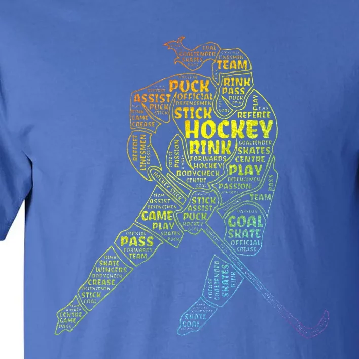 Ice Hockey Girl Tall T-Shirt