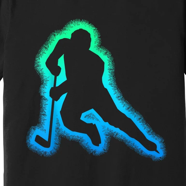 Ice Hockey Gift For Fan Born To Play Hockey Premium T-Shirt