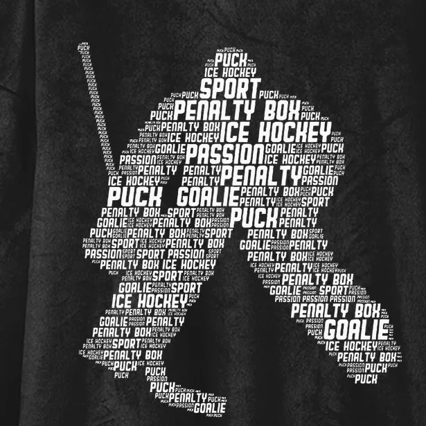 Ice Hockey Goalie Hockey Hooded Wearable Blanket