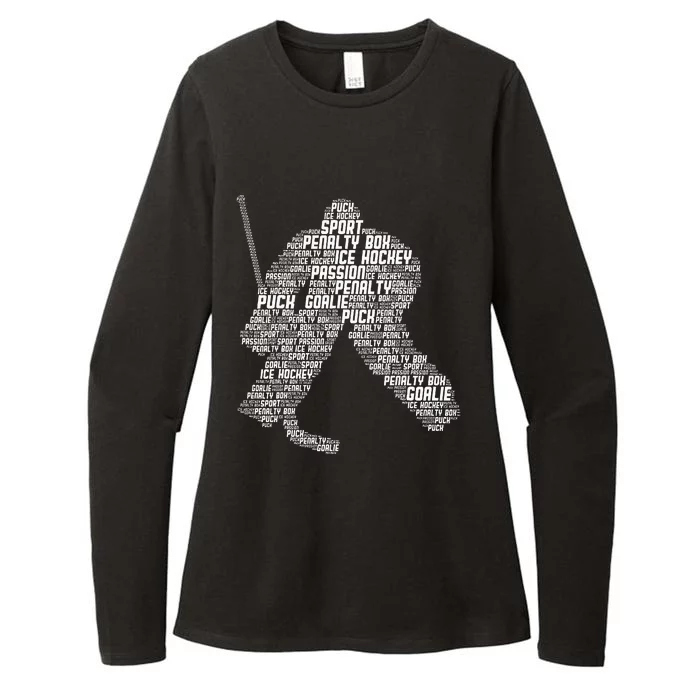 Ice Hockey Goalie Hockey Womens CVC Long Sleeve Shirt