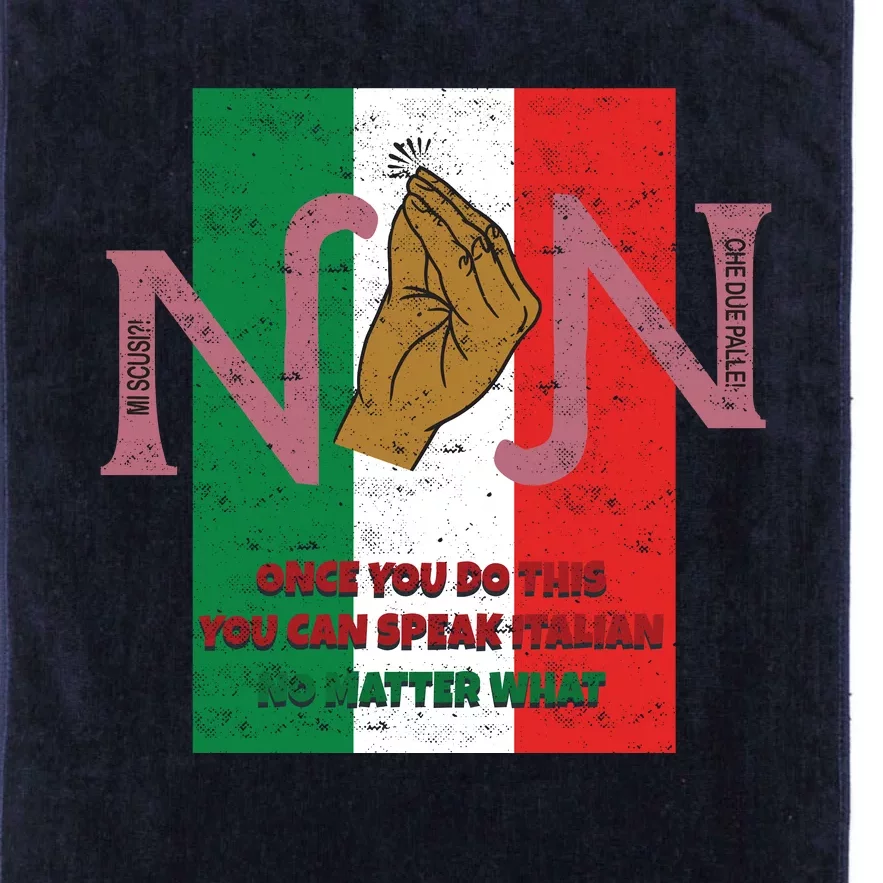 Italian Hand Gesture Platinum Collection Golf Towel