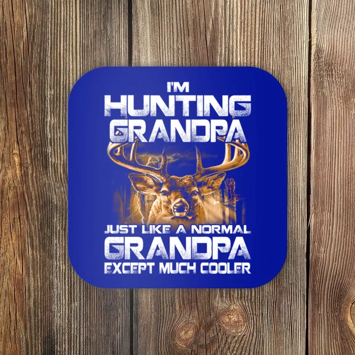 Im Hunting Grandpa Funny Deer Hunting Grandpa Gift Coaster