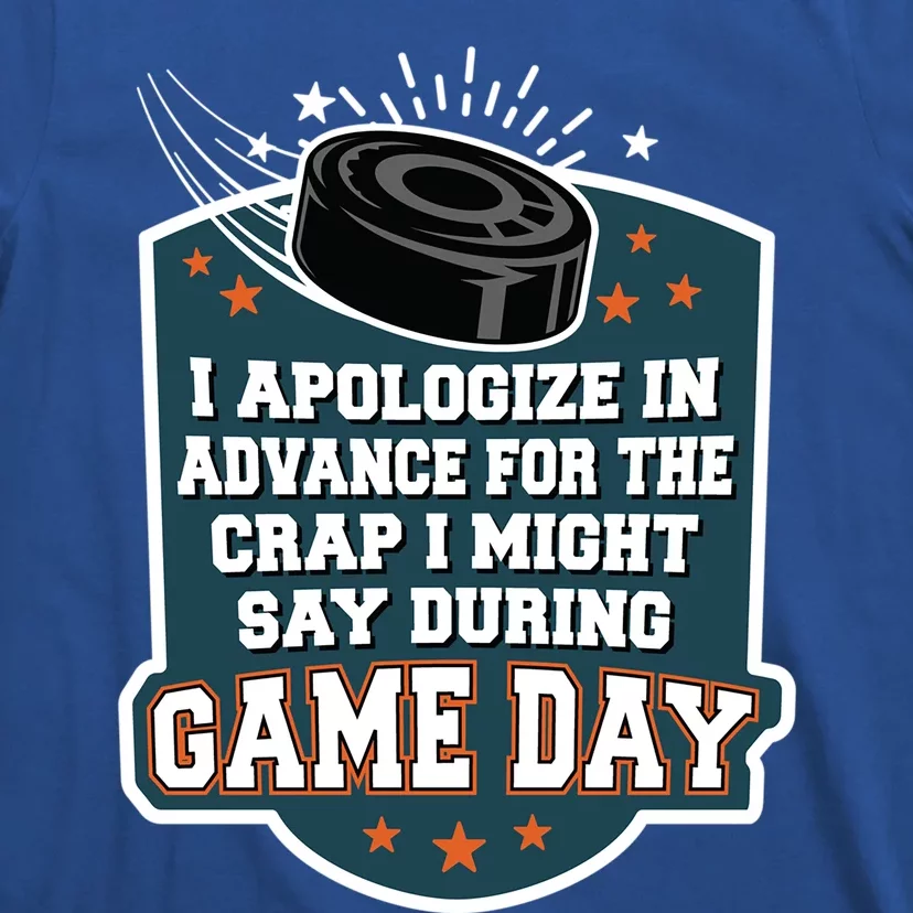 Ice Hockey Game Day For Ice Hockey Fans Cute Gift T-Shirt