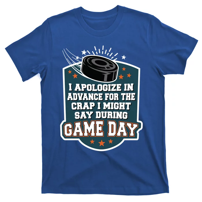 Ice Hockey Game Day For Ice Hockey Fans Cute Gift T-Shirt