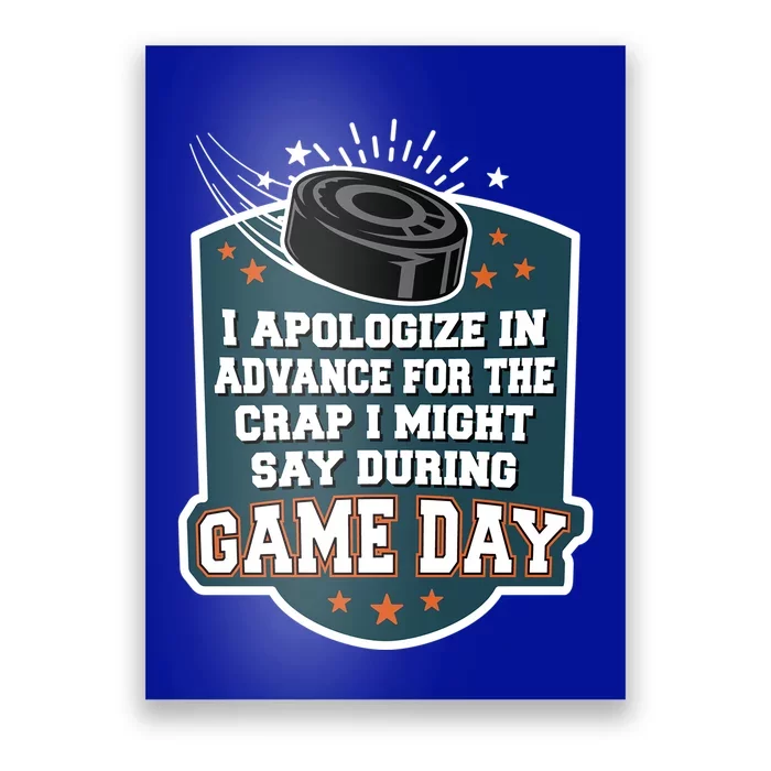 Ice Hockey Game Day For Ice Hockey Fans Cute Gift Poster