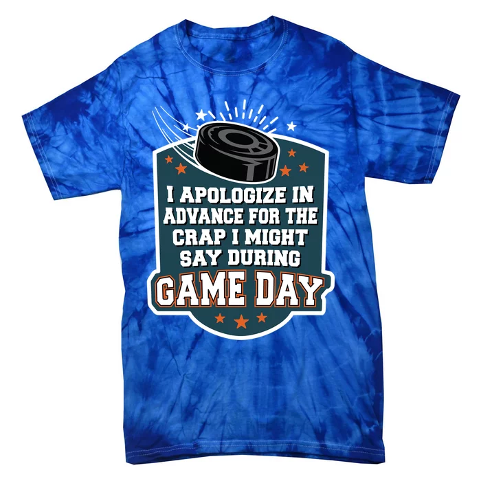 Ice Hockey Game Day For Ice Hockey Fans Cute Gift Tie-Dye T-Shirt