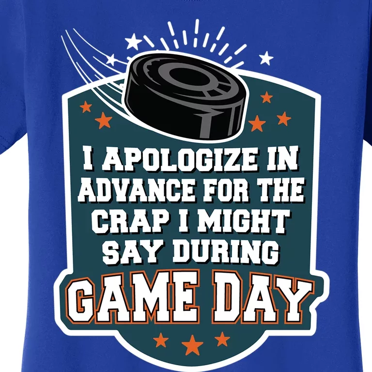 Ice Hockey Game Day For Ice Hockey Fans Cute Gift Women's T-Shirt