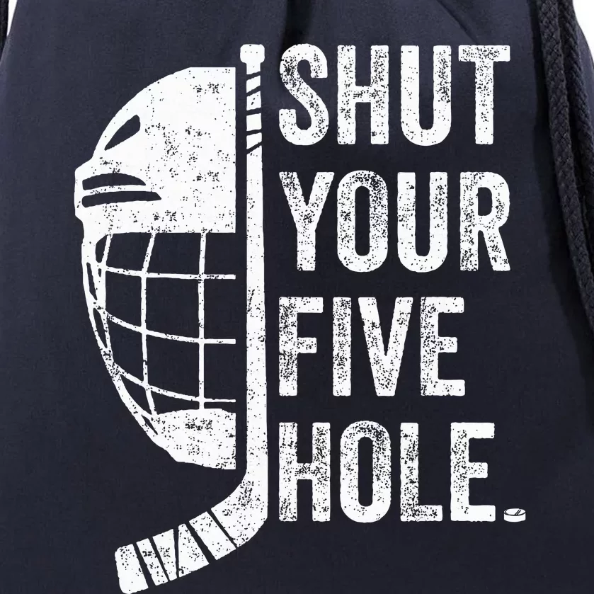 Ice Hockey Goalie Drawstring Bag