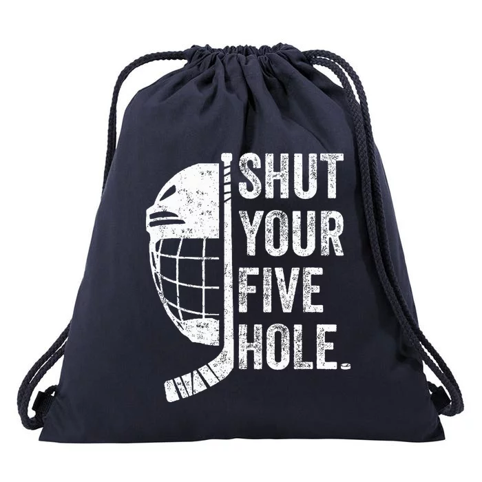 Ice Hockey Goalie Drawstring Bag