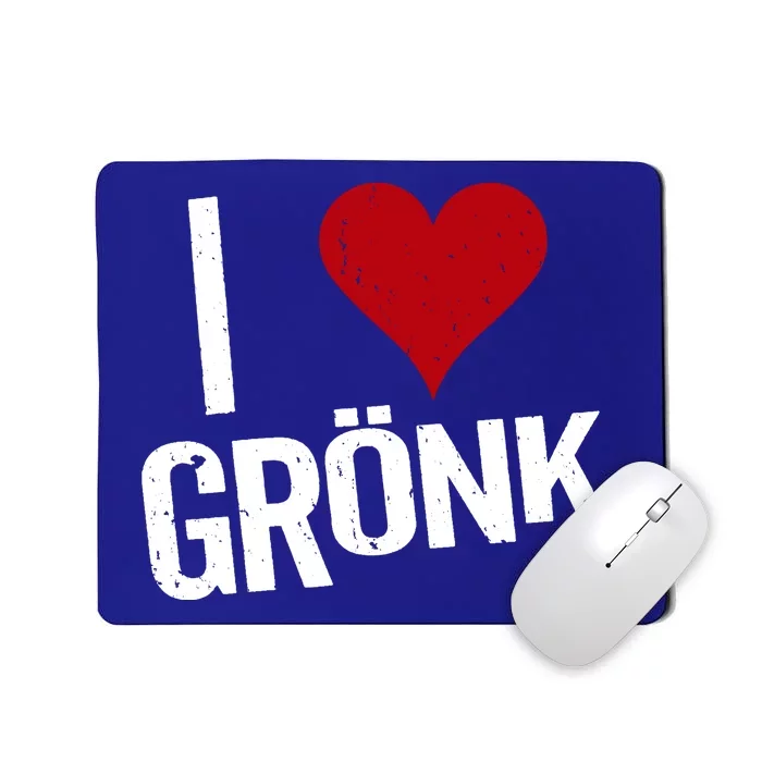 I Heart Gronk Mousepad