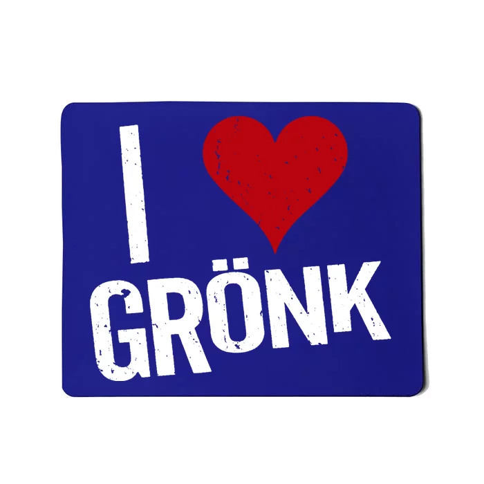 I Heart Gronk Mousepad