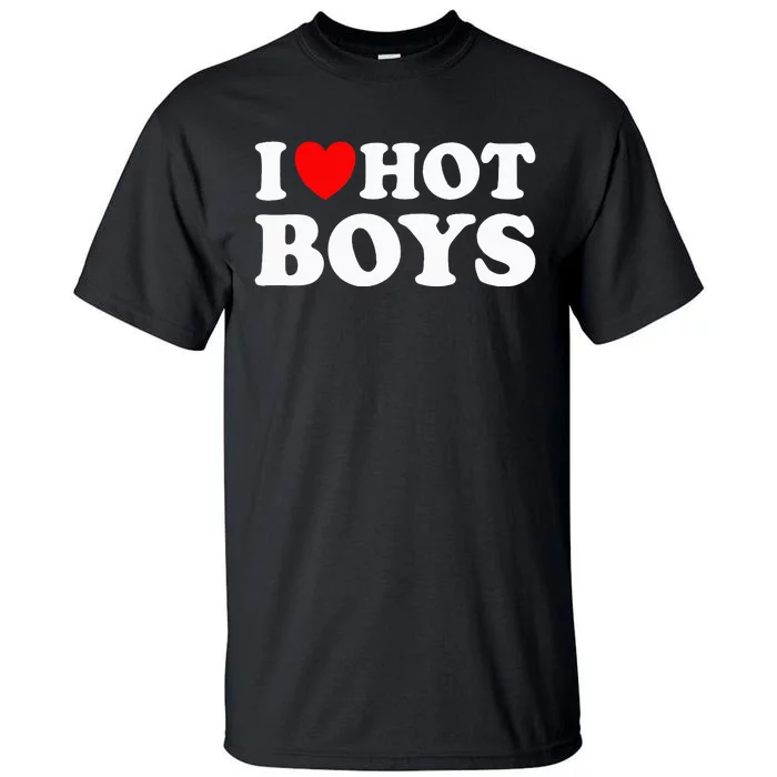 I Heart Hot I Love Hot Tall T-Shirt