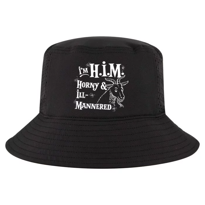 Im H.I.M Horny & Ill Mannered Funny Cool Comfort Performance Bucket Hat