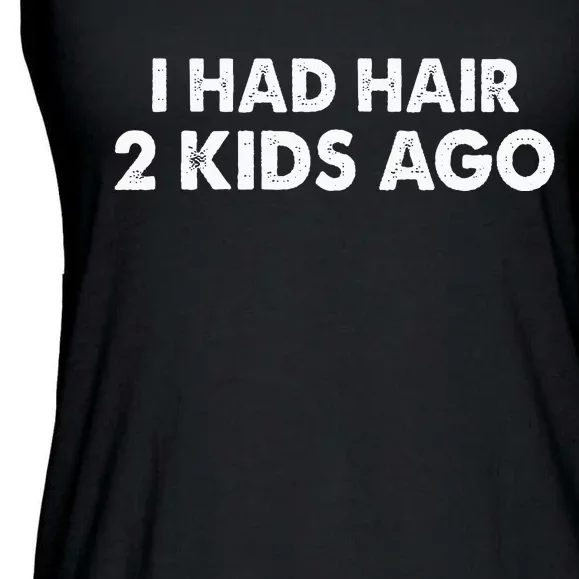 I Had Hair Ago Funny Bald Guy Bald Head Husband Funny Ladies Essential Flowy Tank