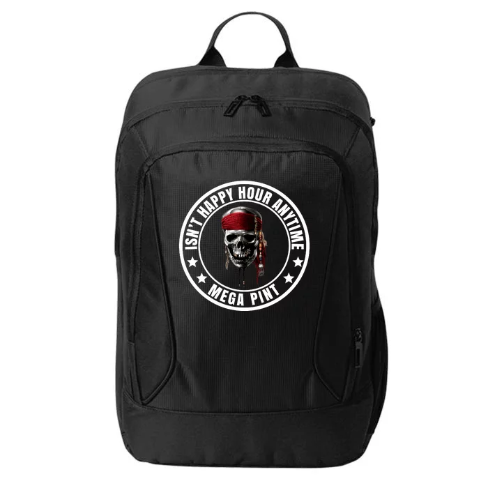 Isn't Happy Hour Anytime Mega Pint Pirate City Backpack