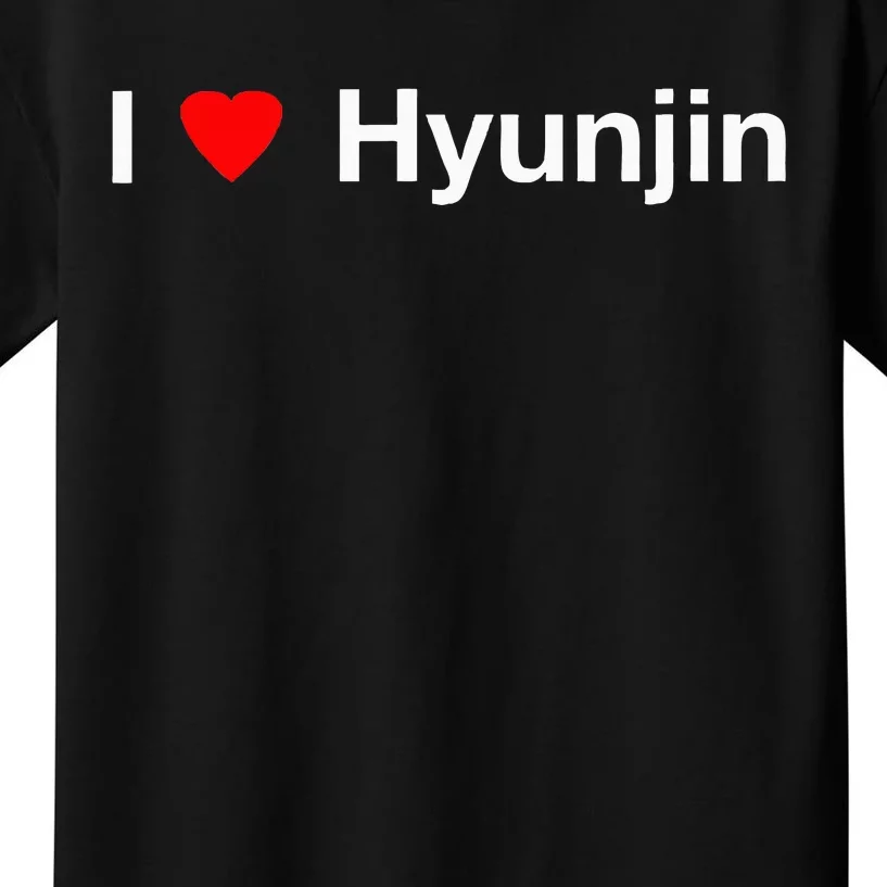 I Heart Hyunjin Kids T-Shirt