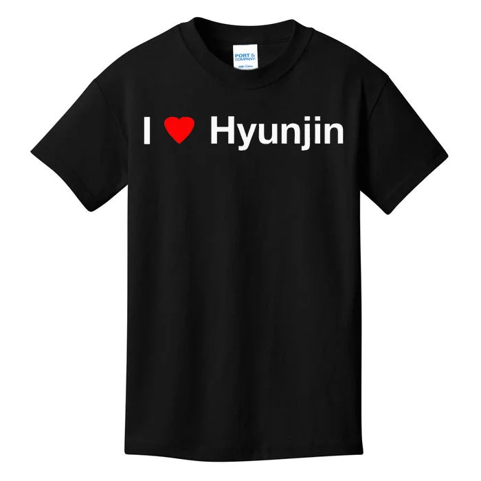 I Heart Hyunjin Kids T-Shirt