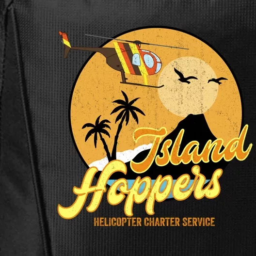 Island Hoppers Helicoter Charter Services City Backpack