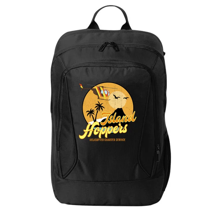 Island Hoppers Helicoter Charter Services City Backpack