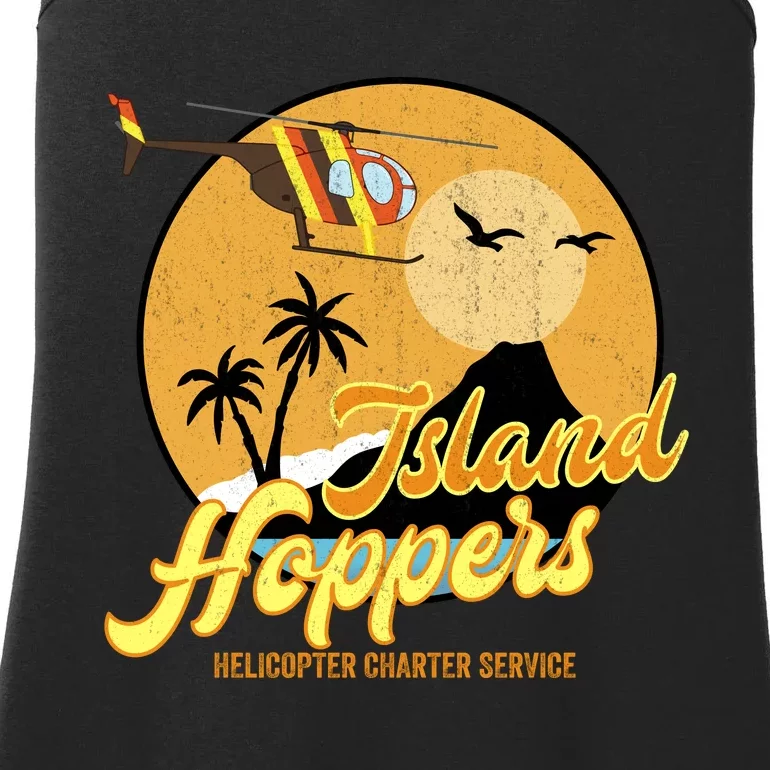 Island Hoppers Helicoter Charter Services Ladies Essential Tank