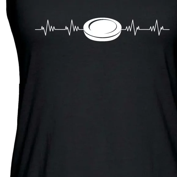 Ice Hockey Heartbeat Ladies Essential Flowy Tank