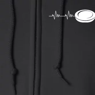 Ice Hockey Heartbeat Full Zip Hoodie