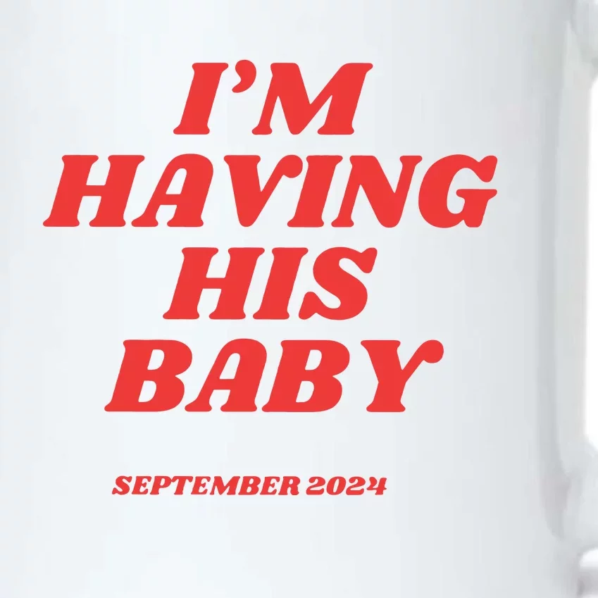 IM Having His Baby Black Color Changing Mug