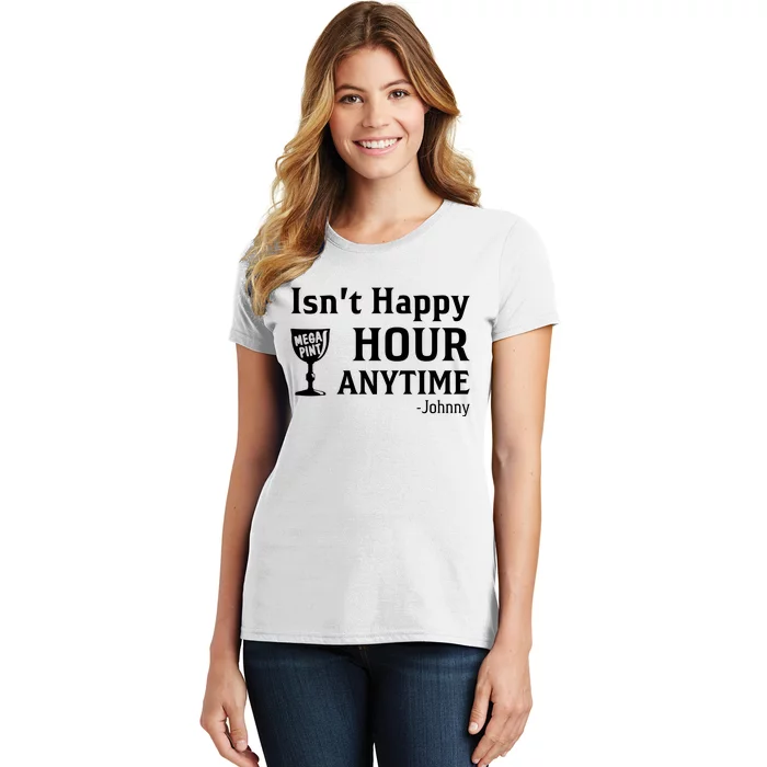 Isn't Happy Hour Anytime Justice For Johnny Depp Mega Pint Women's T-Shirt