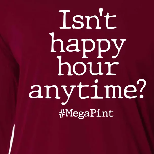 Isn't Happy Hour Anytime? #MegaPint Cooling Performance Long Sleeve Crew