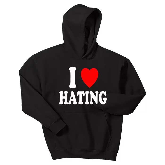 I Heart Hating Sarcastic Pessimistic Loner Kids Hoodie