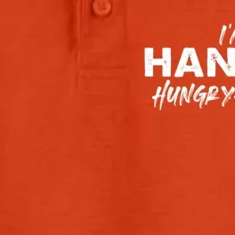 Im Hangry Hungry + Angry Cute Gift Dry Zone Grid Performance Polo