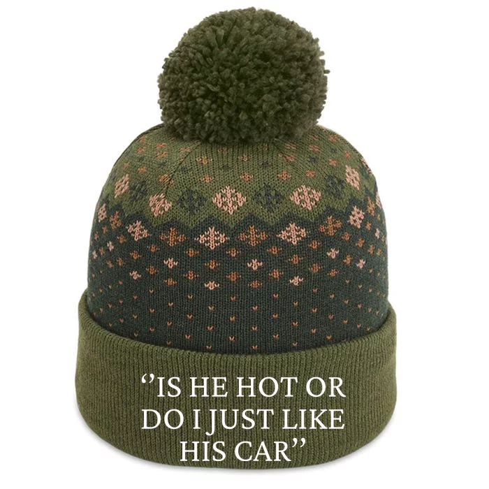 Is He Hot Or Do I Just Like His Car The Baniff Cuffed Pom Beanie