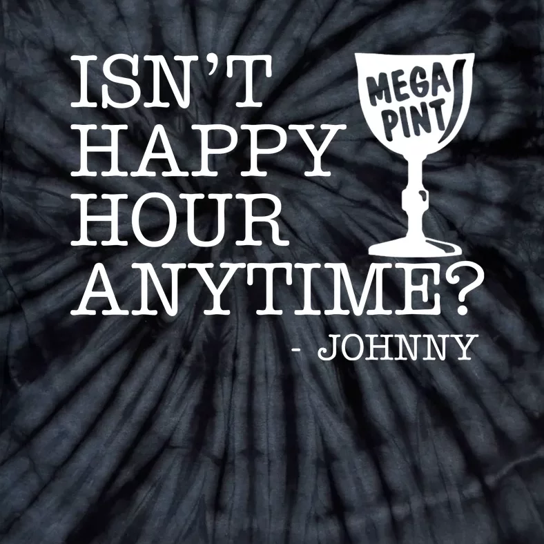 Isn't Happy Hour Anytime Mega Pint Johnny Depp Tie-Dye T-Shirt