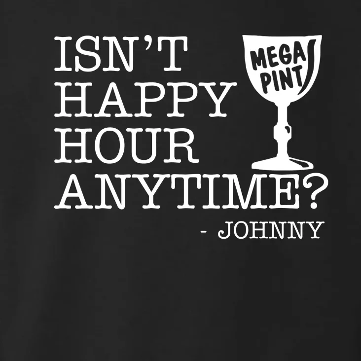 Isn't Happy Hour Anytime Mega Pint Johnny Depp Toddler Hoodie