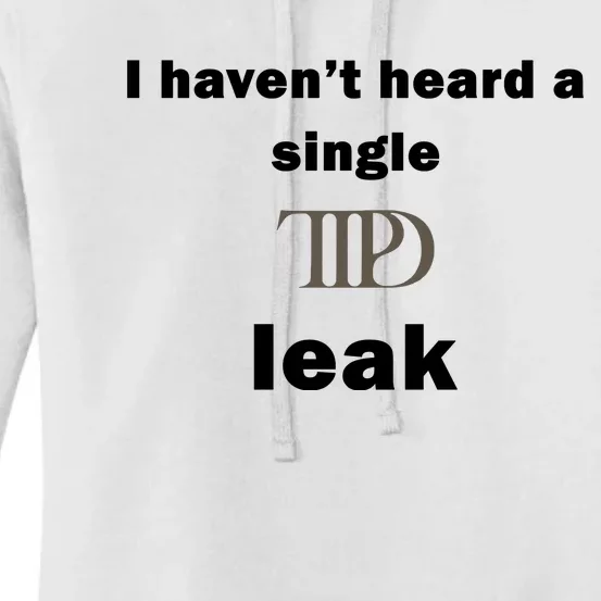 I Haven’T Heard A Single Ttpd Leak Women's Pullover Hoodie