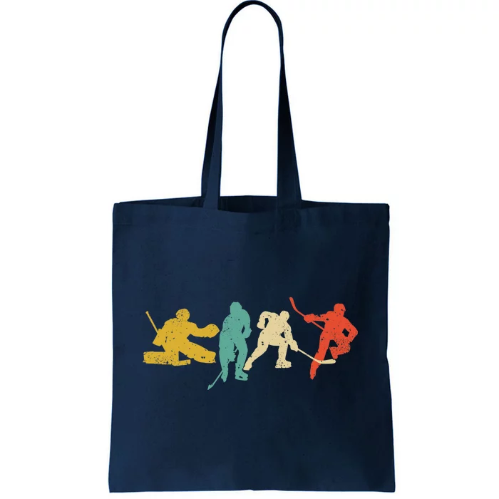 Ice Hockey Hockey Stick Vintage Style Ice Hockey Gift Tote Bag