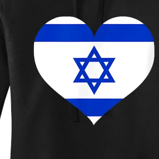 Israel Heart Women's Pullover Hoodie