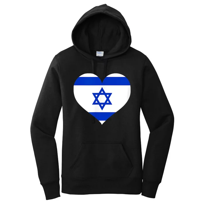 Israel Heart Women's Pullover Hoodie