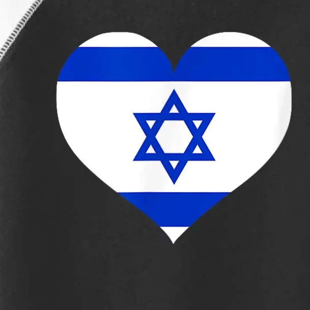 Israel Heart Toddler Fine Jersey T-Shirt