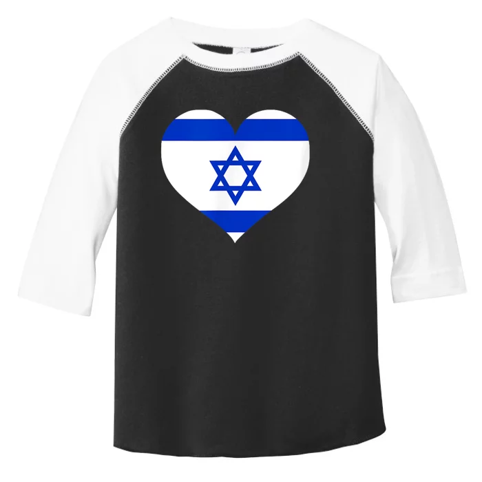 Israel Heart Toddler Fine Jersey T-Shirt