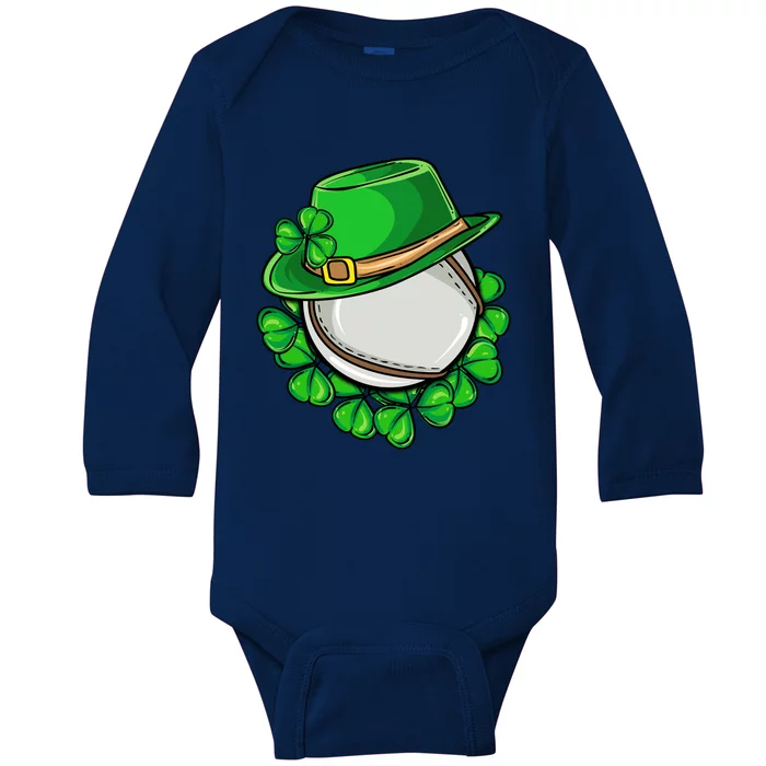 Irish Hurling Ireland St Patricks Day Gaelic Games Sports Gift Baby Long Sleeve Bodysuit